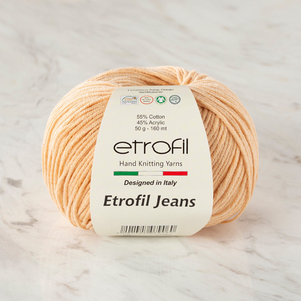 Etrofil Jeans Koyu Bej El Örgü İpi - 005